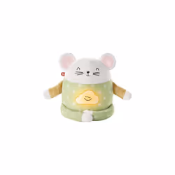 Fisher-Price Meditation Mouse, plush toy with soothing sounds guided meditation and music for kids 2+