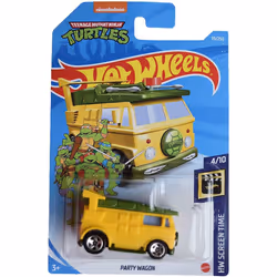 Hot Wheels Party Wagon  [Yellow] 39/250 Screen Time 4/10 5 Spoke