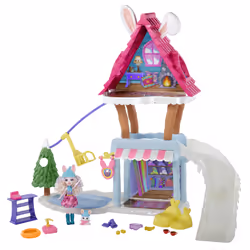Enchantimals Hoppin' Ski Chalet With Bevy Bunny & Jump Dolls, 4 yr(s)