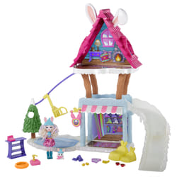 Enchantimals Hoppin' Ski Chalet With Bevy Bunny & Jump Dolls
