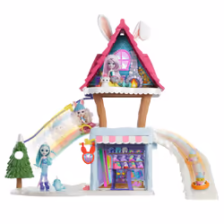 Enchantimals Hoppin' Ski Chalet With Bevy Bunny & Jump Dolls