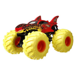 Hot Wheels Monster Trucks Lava Shark 1:24 Scale Vehicle  Collectible Die-Cast Metal Toy Truck with Giant Wheels & Stylized Chassis  Gift for Kids Ages