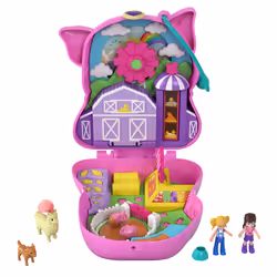 Polly Pocket On The Farm Piggy Compact