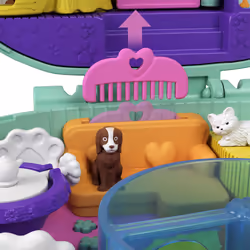 Polly Pocket HEDGEHOG CAFÉ Compact, Animal, 4 yr(s), Multicolour, Plastic