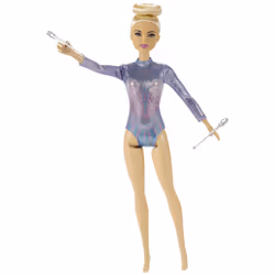 Barbie Rhythmic Gymnast Blonde Doll with Accessories - Additional view 4