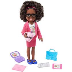 ?Barbie Chelsea Can Be Playset with Brunette Chelsea Boss Doll (6-Inch/15.24-cm), Briefcase, Computer, Cell Phone, Planner, Mug, Desk Plate, Great G