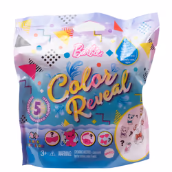 Barbie Color Reveal Pets Mono Mix Doll accessory set