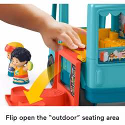 Fisher-Price Little People Musical Toddler Toy Serve It Up Food Truck