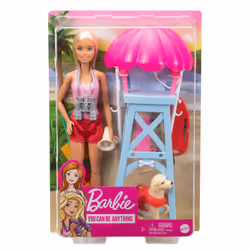 Barbie Lifeguard Doll And Playset, Fashion doll, Female, 3 yr(s), Girl, Multicolour