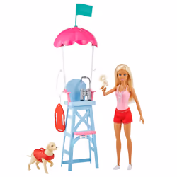 Barbie Lifeguard Doll And Playset