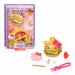 Hello Kitty & Friends Minis Hamburger Diner Playset, Cafe, 4 yr(s), Multicolour