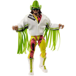 WWE Ultimate Edition Macho Man  Randy Savage Action Figure  6-in /15.24-cm  with Interchangeable Heads  Swappable Hands  & Entrance Gear for Ages 8 Ye