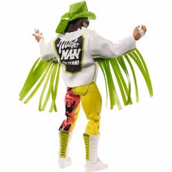 WWE Ultimate Edition Macho Man  Randy Savage Action Figure  6-in /15.24-cm  with Interchangeable Heads  Swappable Hands  & Entrance Gear for Ages 8 Ye