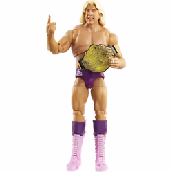 WWE MATTEL Ultimate Edition Ric Flair Action Figure  6-in / 15.24-cm  with Interchangeable Heads  Swappable Hands & Entrance Robe for Ages 8 Years Old