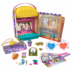 Polly Pocket Un-Box-It Popcorn Box Playset, 4 yr(s)