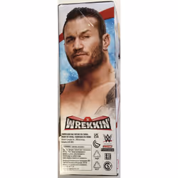 WWE Wrekkin Randy Orton 6-in Action Figure with Punching Action  Gripping Hands & Bendable Chair Accessory  Poseable 6-in Gift for Ages 6 Years Old &