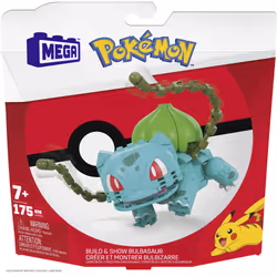 MEGA Pokémon Building Toy Kit Bulbasaur (175 Pieces) with 1 Action Figure for Kids - Additional view 5