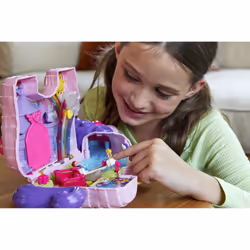 Polly Pocket UNICORN PARTY Playset, Action/Adventure, 4 yr(s), Multicolour, Plastic