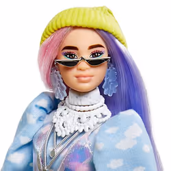 Barbie Extra Doll #2 in Shimmery Look with Pet Puppy - Additional view 4