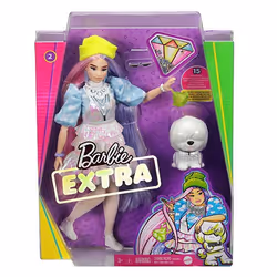 Barbie Extra Doll #2 in Shimmery Look with Pet Puppy - Additional view 7