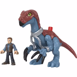 Fisher-Price Imaginext Jurassic World Therizinosaurus & Owen, Plastic