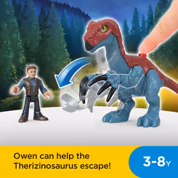 Fisher-Price Imaginext Jurassic World Therizinosaurus & Owen - Additional view 5