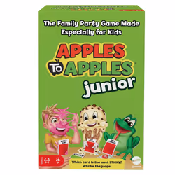 Mattel Games Apples to Apples Junior Kids Game Card Game for Family Night with Kid-Friendly Words to Make Crazy Combinations