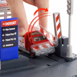 Matchbox Action Drivers Helicopter Rescue Playset, Car & city, 3 yr(s), Multicolour, Plastic