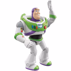 Disney Pixar Interactables Buzz Lightyear Talking Action Figure, 7-in / 17.8-cm Tall Posable Movie Character Toy, Interacts w ...