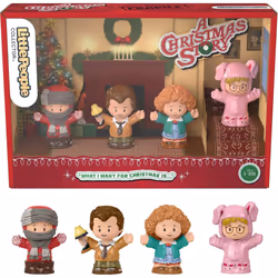 Little People Collector A Christmas Story Movie Special Edition Figure Set for Adults & Fans in Display Box