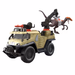 Jurassic World CAPTURE 'N CRUSH TRUCK Vehicle, Truck, 4 yr(s), Plastic, Black, Khaki