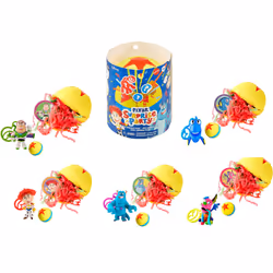 Mattel Pixar Surprise Party Crushable Pinata Ball with Clippable Movie Character Figure  Bouncy Ball & Sticker  Gift for Kids ...