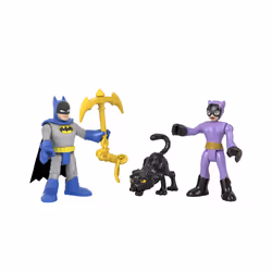 Fisher-Price Imaginext DC Super Friends Batman & Catwoman, 3 yr(s), Multicolour, Plastic