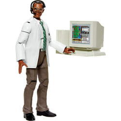 Mattel Jurassic World Toys Amber Collection Ray Arnold 6-in Action Figure with Movie-Inspired Removable Arm  Headset  & Computer Piece Accessory  Coll