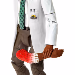 Mattel Jurassic World Toys Amber Collection Ray Arnold 6-in Action Figure with Movie-Inspired Removable Arm  Headset  & Computer Piece Accessory  Coll