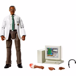 Mattel Jurassic World Toys Amber Collection Ray Arnold 6-in Action Figure with Movie-Inspired Removable Arm  Headset  & Computer Piece Accessory  Coll