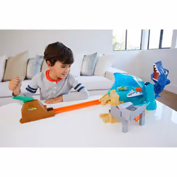 Hot Wheels City Shark Beach Battle Play Set New Playset Childrens Toy Mattel