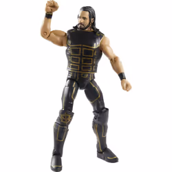 WWE Seth Rollins Fan TakeOver 6-in Elite Action Figure with Fan-voted Gear & Accessories  6-in Posable Collectible Gift for WWE Fans Ages 8