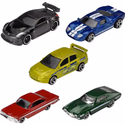 Hot Wheels Fast and Furious 5-Pack of Toy Cars in 1:64 Scale  Replicas from The Movie with Exclusive Decos (Styles May Vary)
