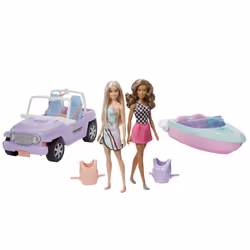 Barbie Dolls and Vehicles, Fashion doll, Female, 3 yr(s), Boy/Girl, 184.1 mm, 1300 kg
