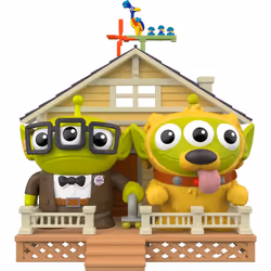Toy Story 4 Pixar Alien Remix Carl Fredricksen & Dug 2 Figures & House Disney Plus Pixar Toy Story & Dug Days Mashup Movie C ...