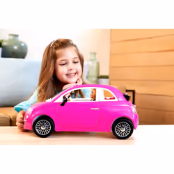 Barbie Fiat 500 Doll And Vehicle