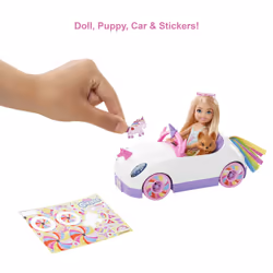 Barbie Chelsea Doll and Car