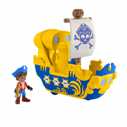 Fisher-Price Nickelodeon Santiago of the Seas Santiago & El Bravo, Boat, 3 yr(s), Plastic, Multicolour