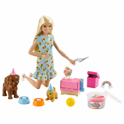 Barbie Puppy Party Doll and Playset