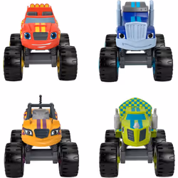Fisher-Price Blaze and The Monster Machines Racers 4 Pack  set of die-