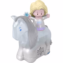 Fisher-Price Little People Toddler Toys Disney Frozen Elsa & Nokk Figure Set with Lights & Sounds for Preschool Kids Ages 18+ ...