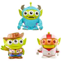 Mattel Toy Story 4 Alien Remix 3-Pack Duke Caboom  Sulley & Woody 3-in Mashup Character Figures in a Pizza Box Package  Toy Story 4 Movie Collector To