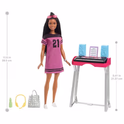 Barbie Big City, Big Dreams “Brooklyn” Doll & Music Studio Playset