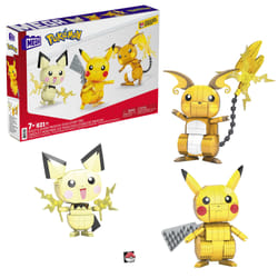 MEGA Pokémon Construx Build and Show Pikachu Evolution Trio